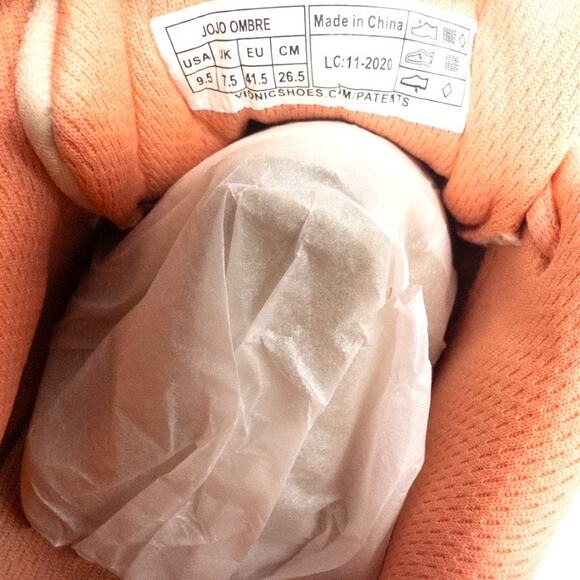 Vionic Women's Orthopedic Walking Sneakers Peach JoJo Ombre Mesh Lace Up  9.5 - Picture 6 of 7